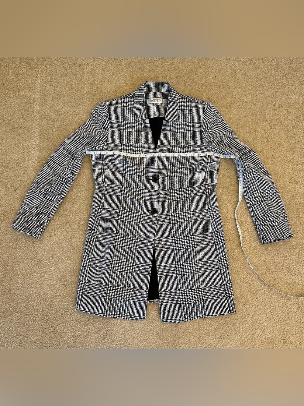 Kasper Black & White Jacket 10